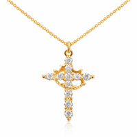 Seraphine™ Cross & Crown Necklace